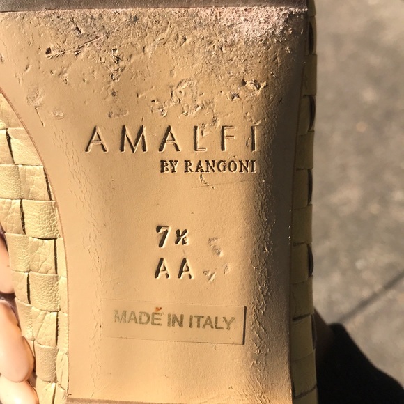 AMALFI BY RANGONI Light Gold Loafers - Picture 6 of 6